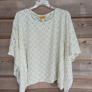 Ruby Rd Lace Batwing Top Plus Size